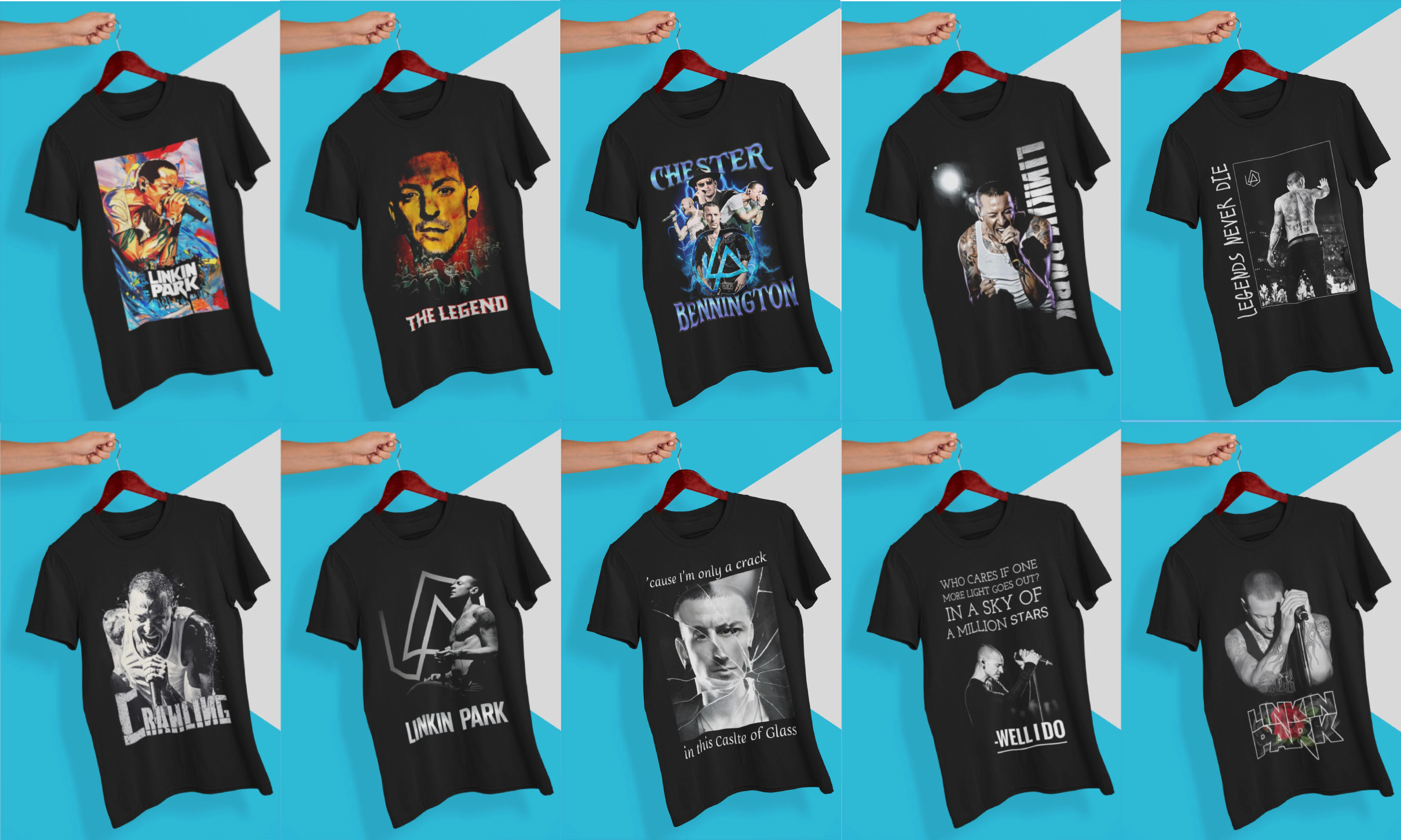Unique Chester Bennington T Shirts for True Linkin Park Fans
