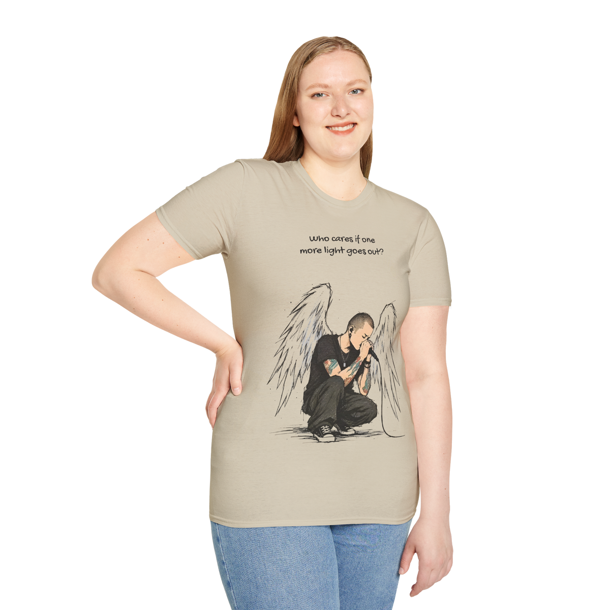 Chester Bennington Angel "Well I do" (Two Sided Print)