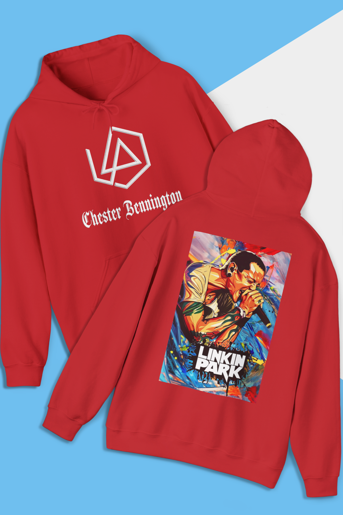 Chester Bennington Red Hoodie
