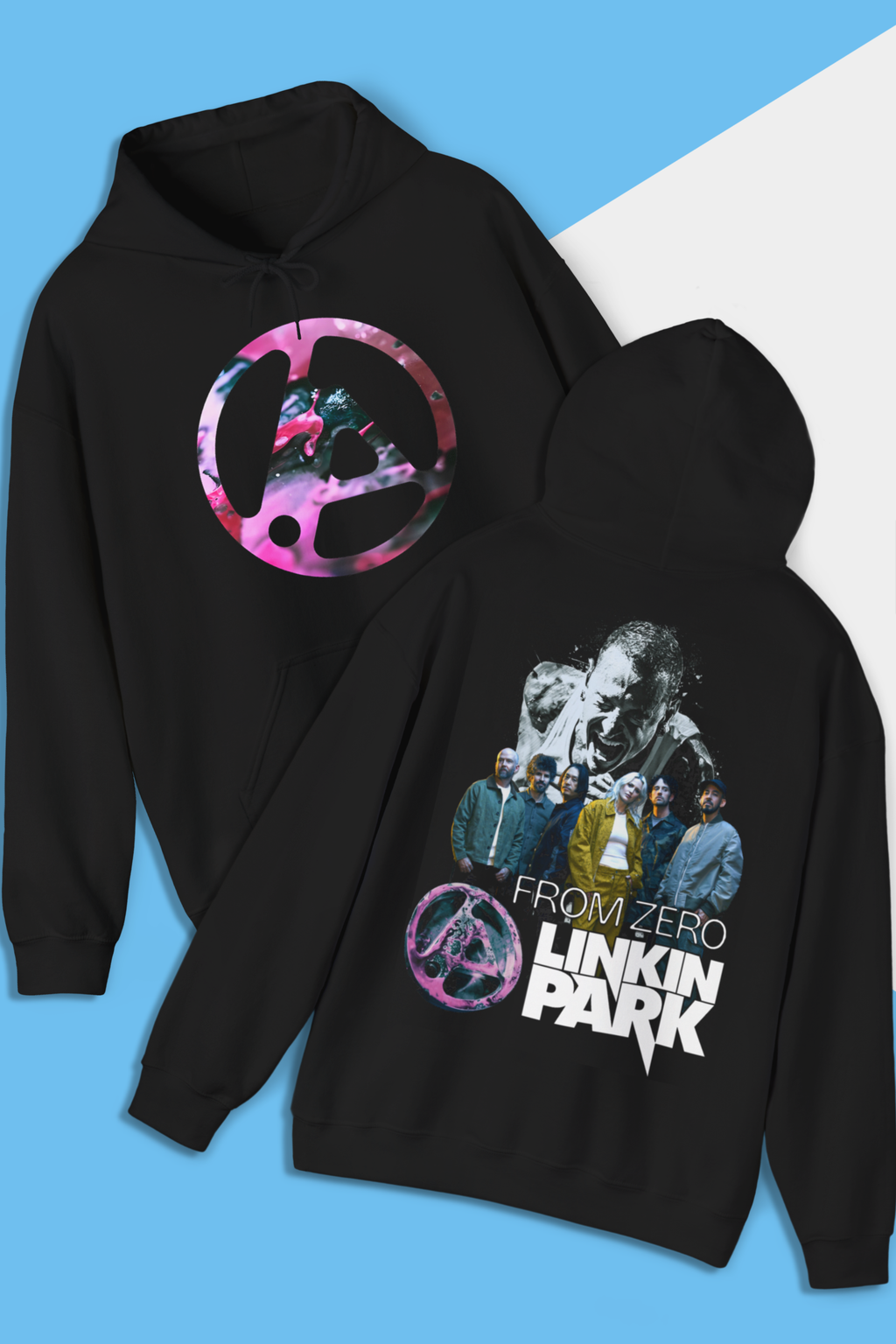 From Zero x Chester Tribute Linkin Park Black Hoodie