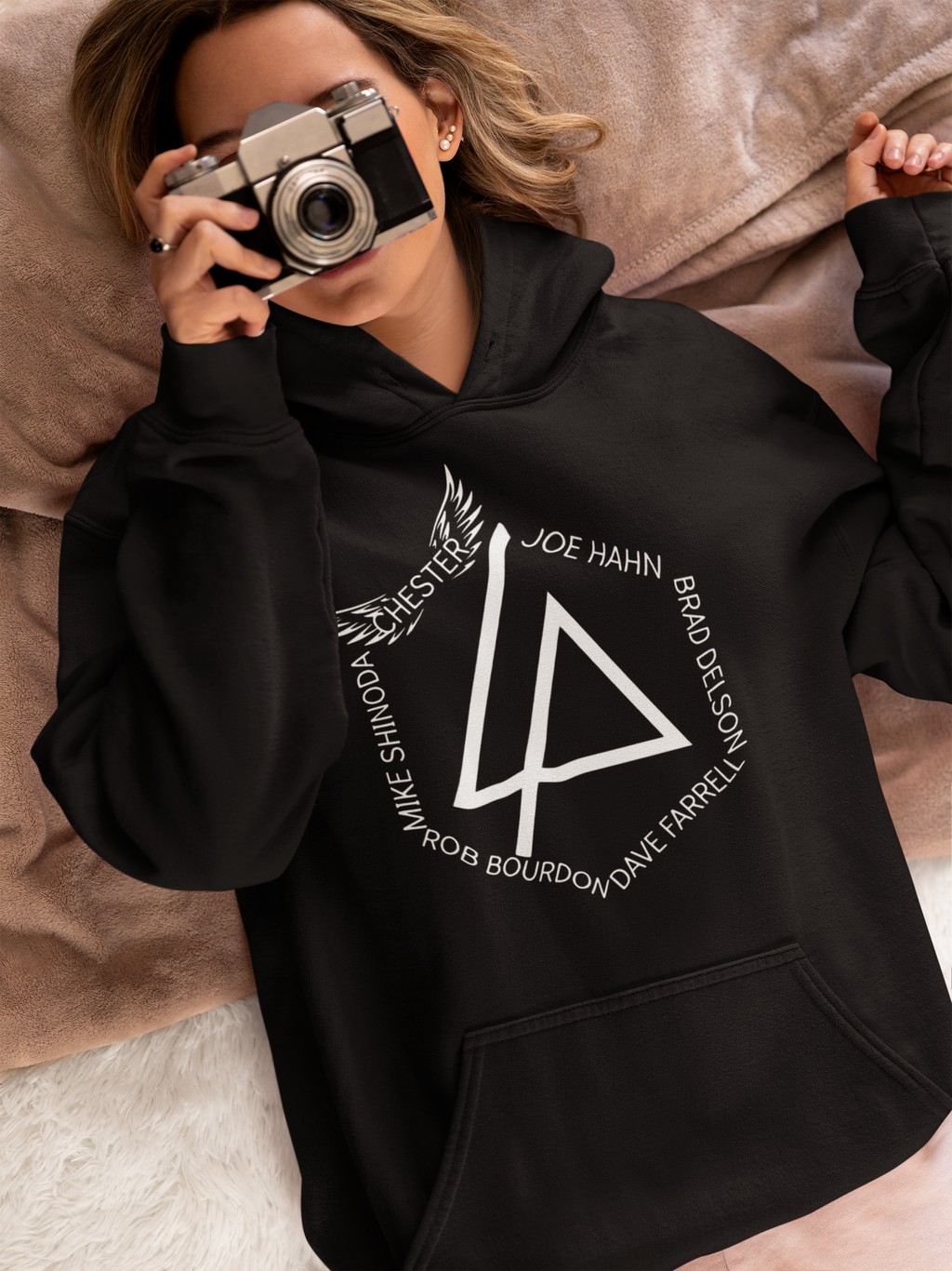 Chester Bennington Angel Logo Hoodie