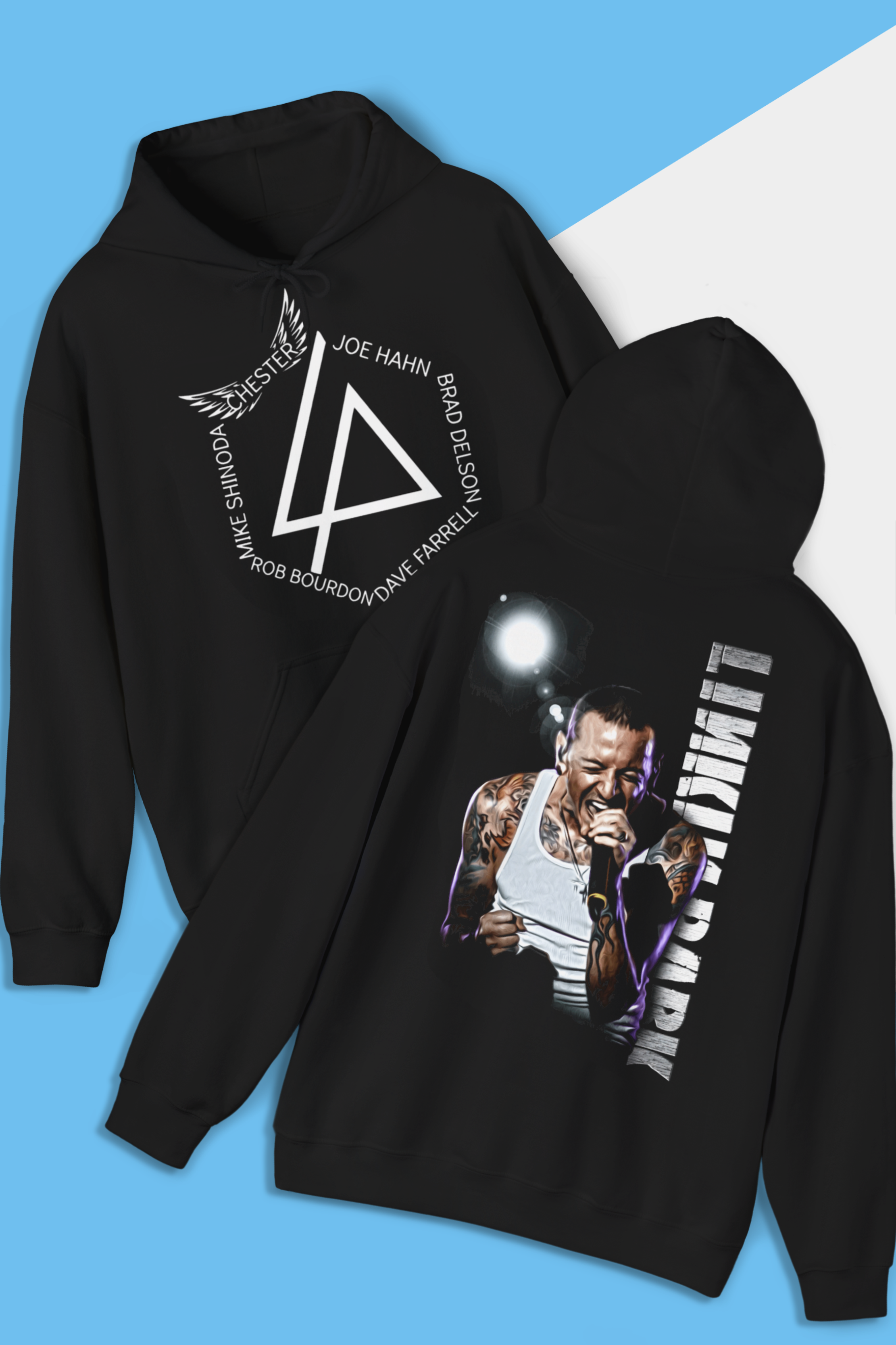 Chester Bennington Angel Logo Hoodie