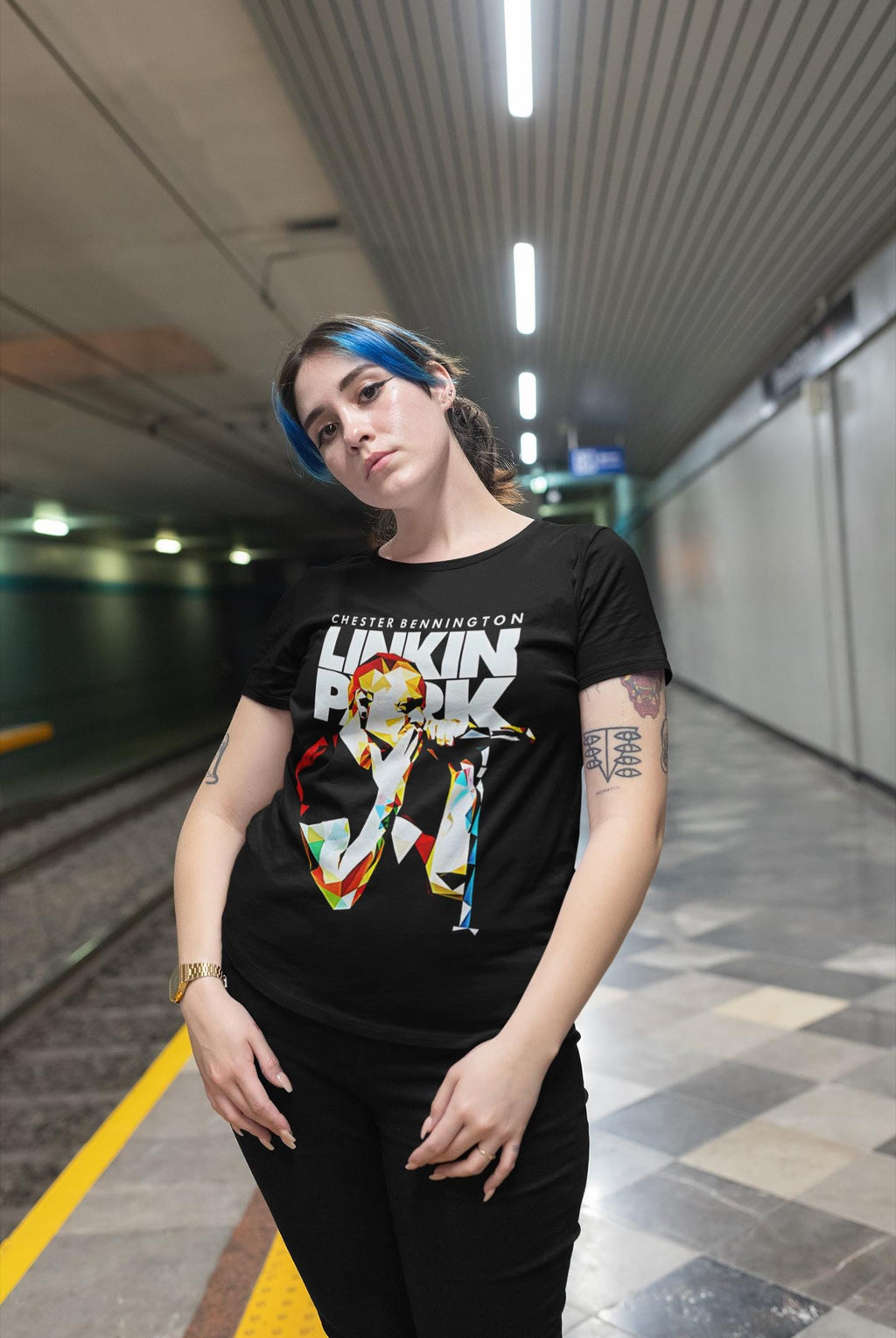 Chester Bennington Flying Kiss