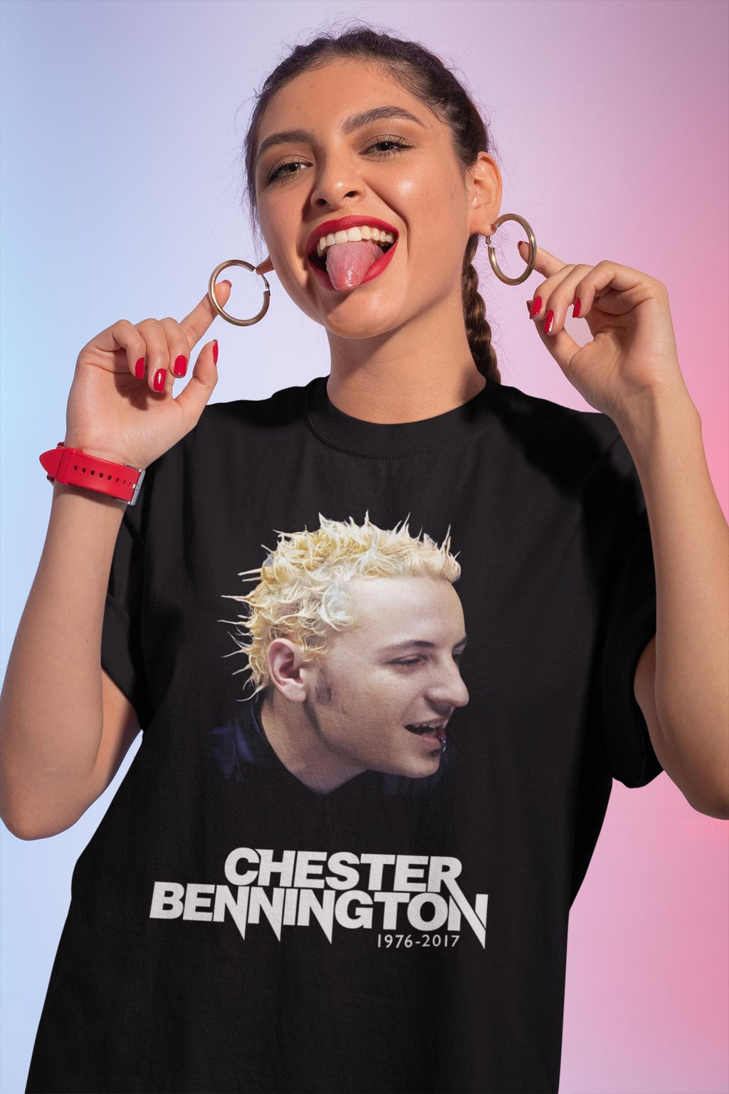 Chester Bennington Golden Hair