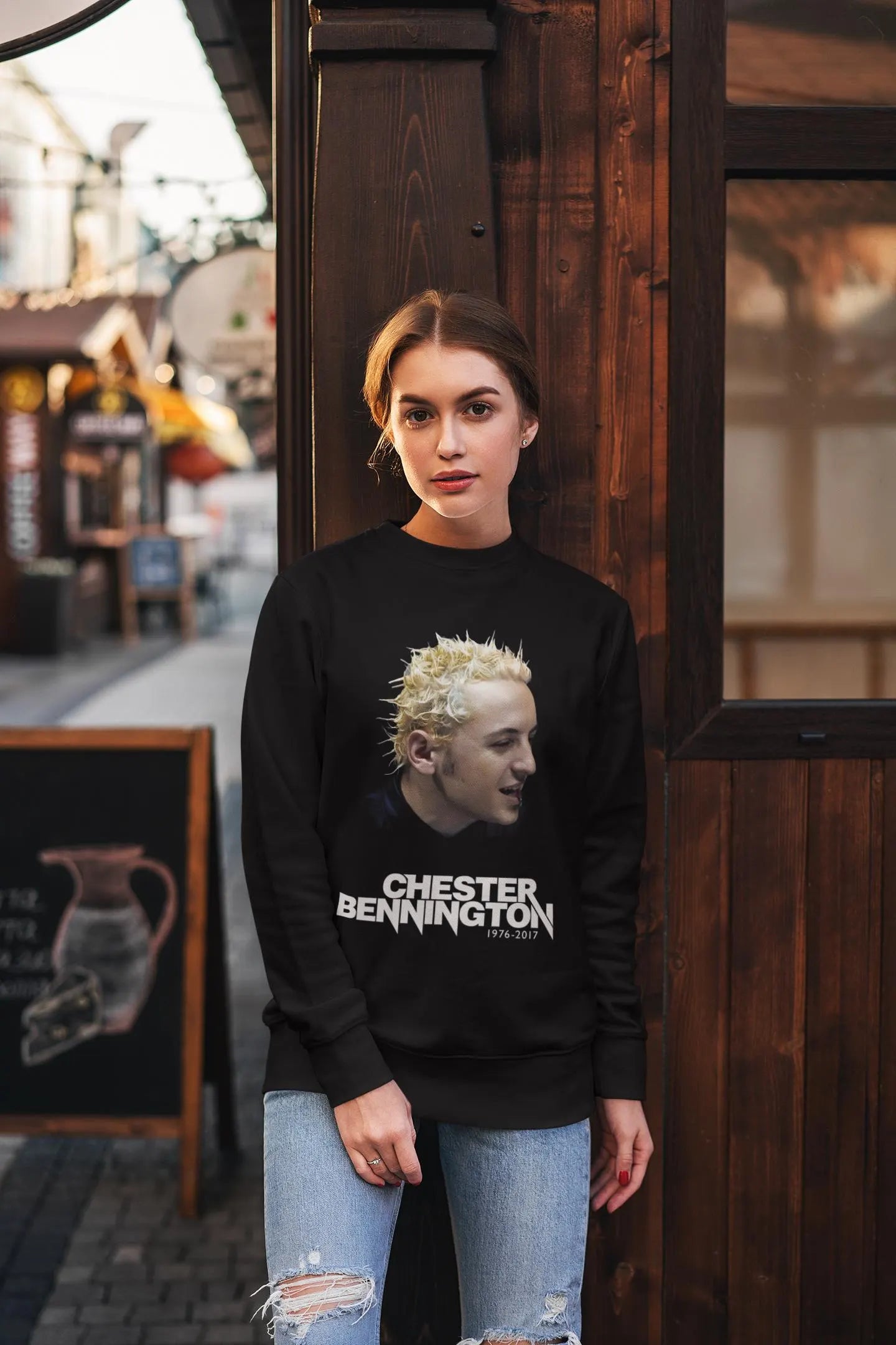 Chester Bennington Golden Hair