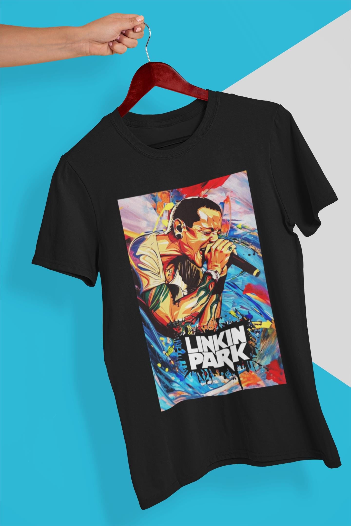 Chester Bennington Vibrant Colors