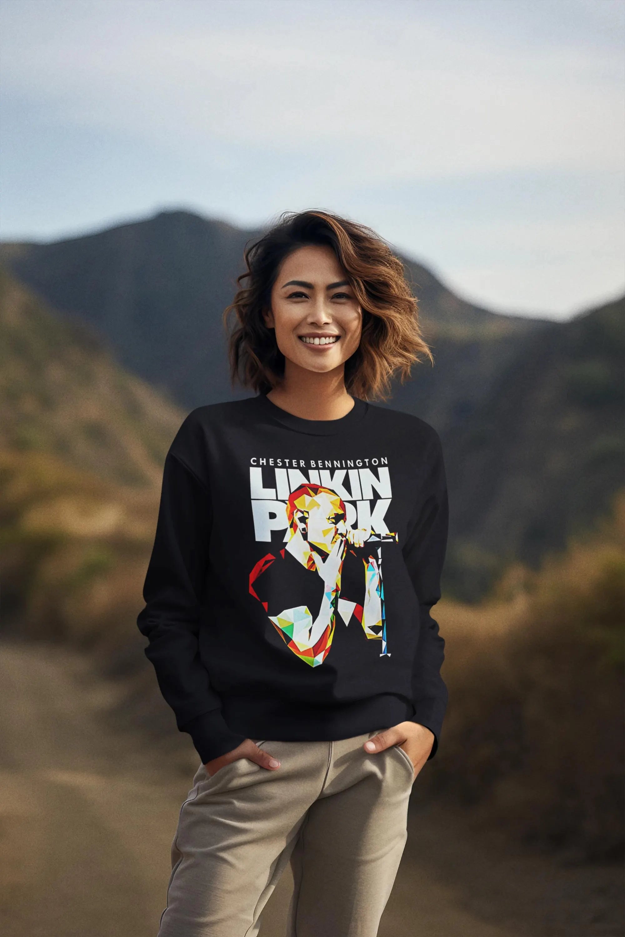 Chester Bennington Flying Kiss