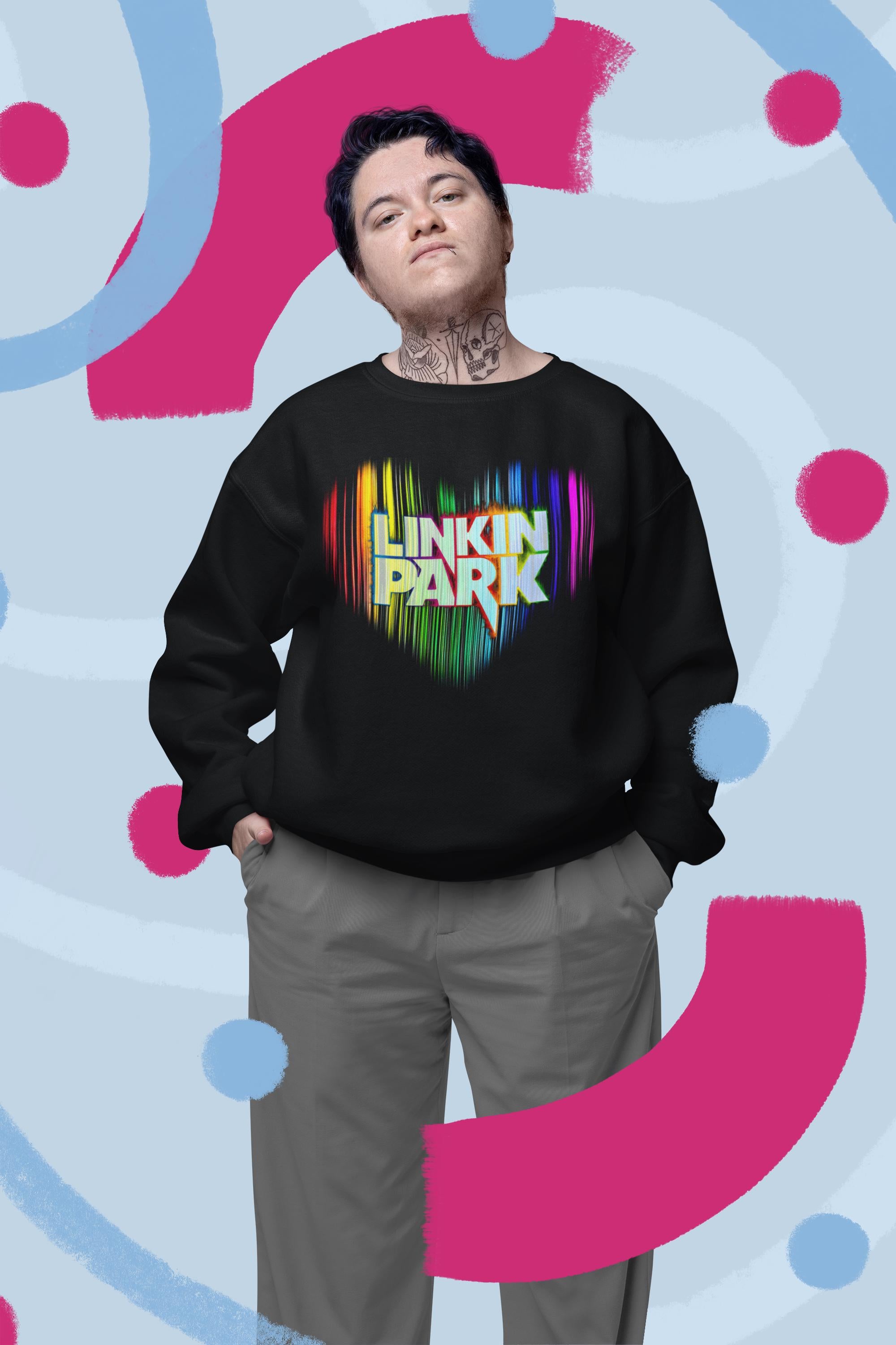 Linkin Park Rainbow Heart Logo
