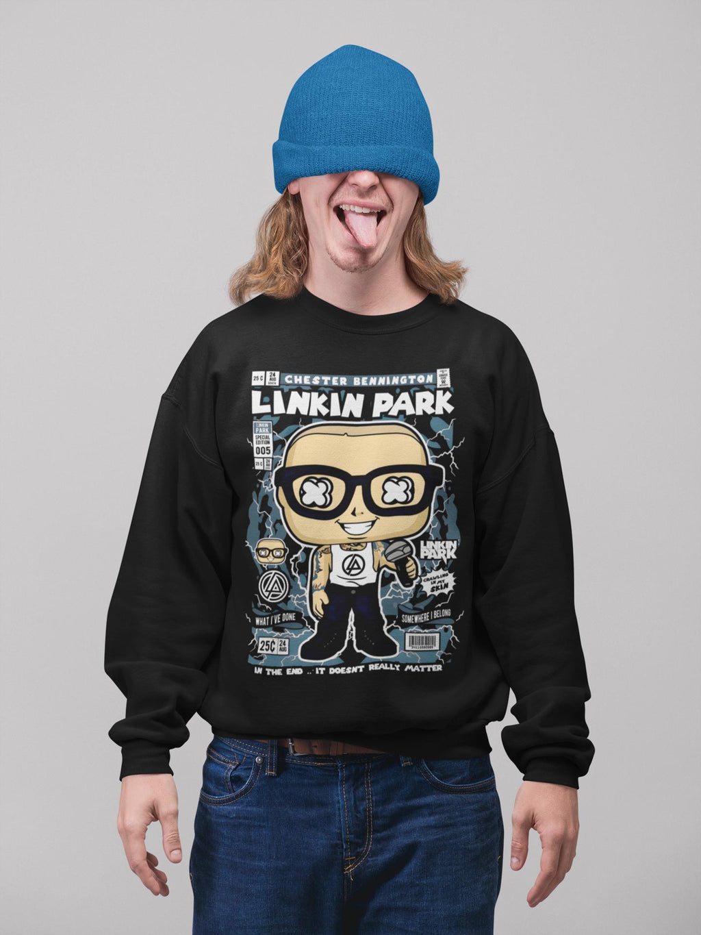 Chester Bennington Cartoon Style