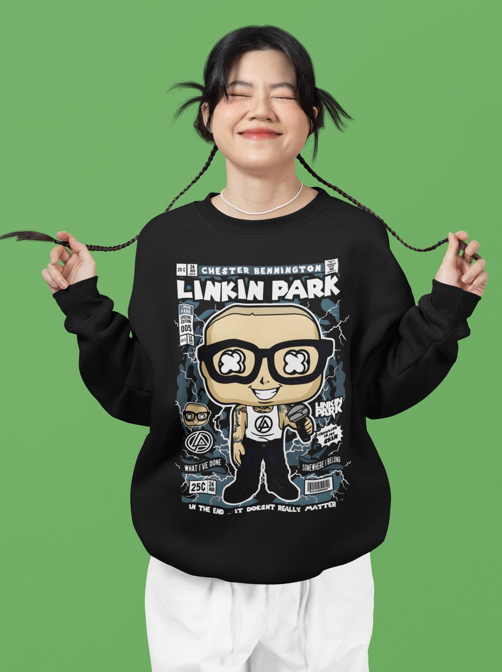 Chester Bennington Cartoon Style