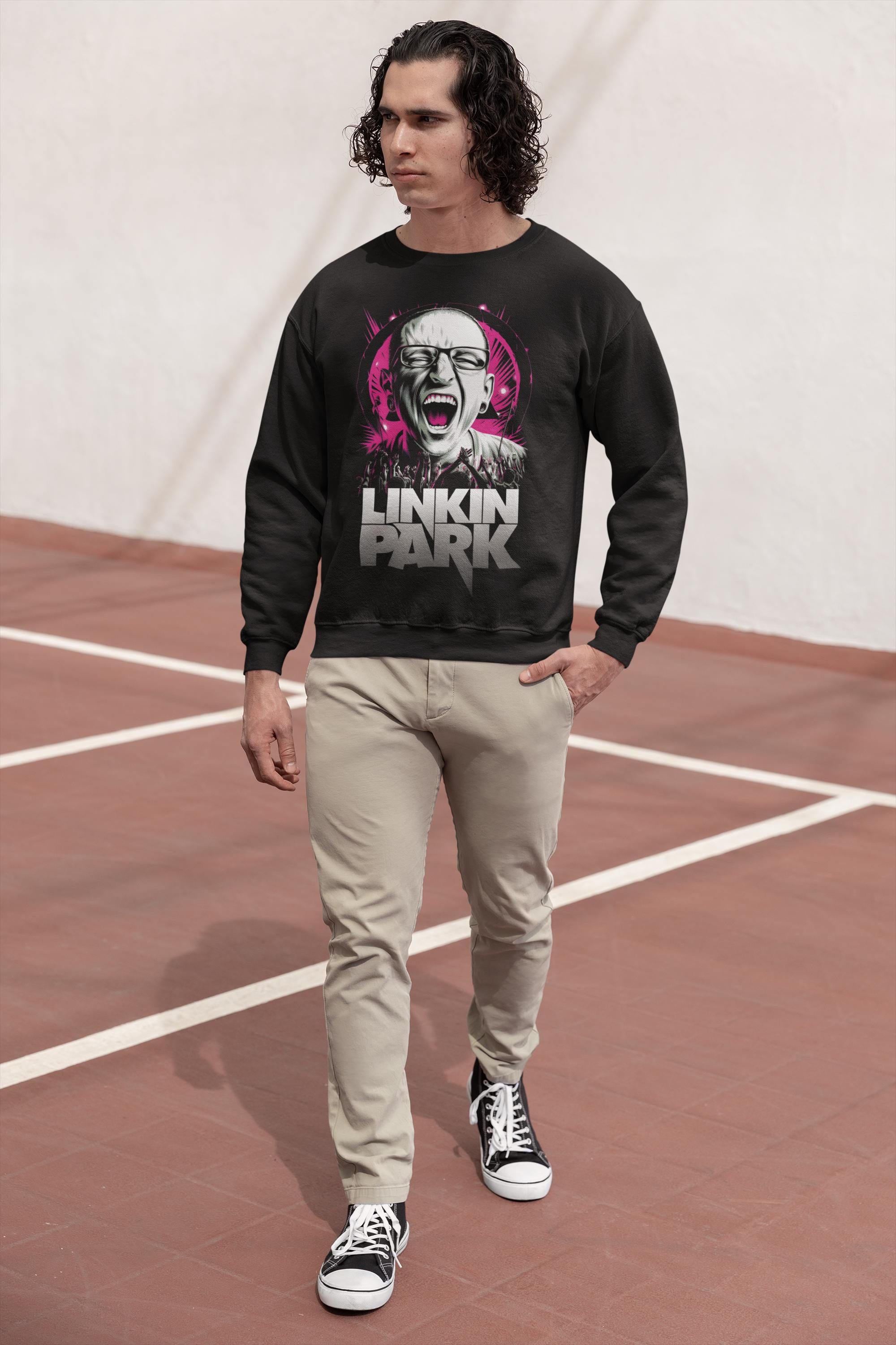 Chester Bennington Pink Scream