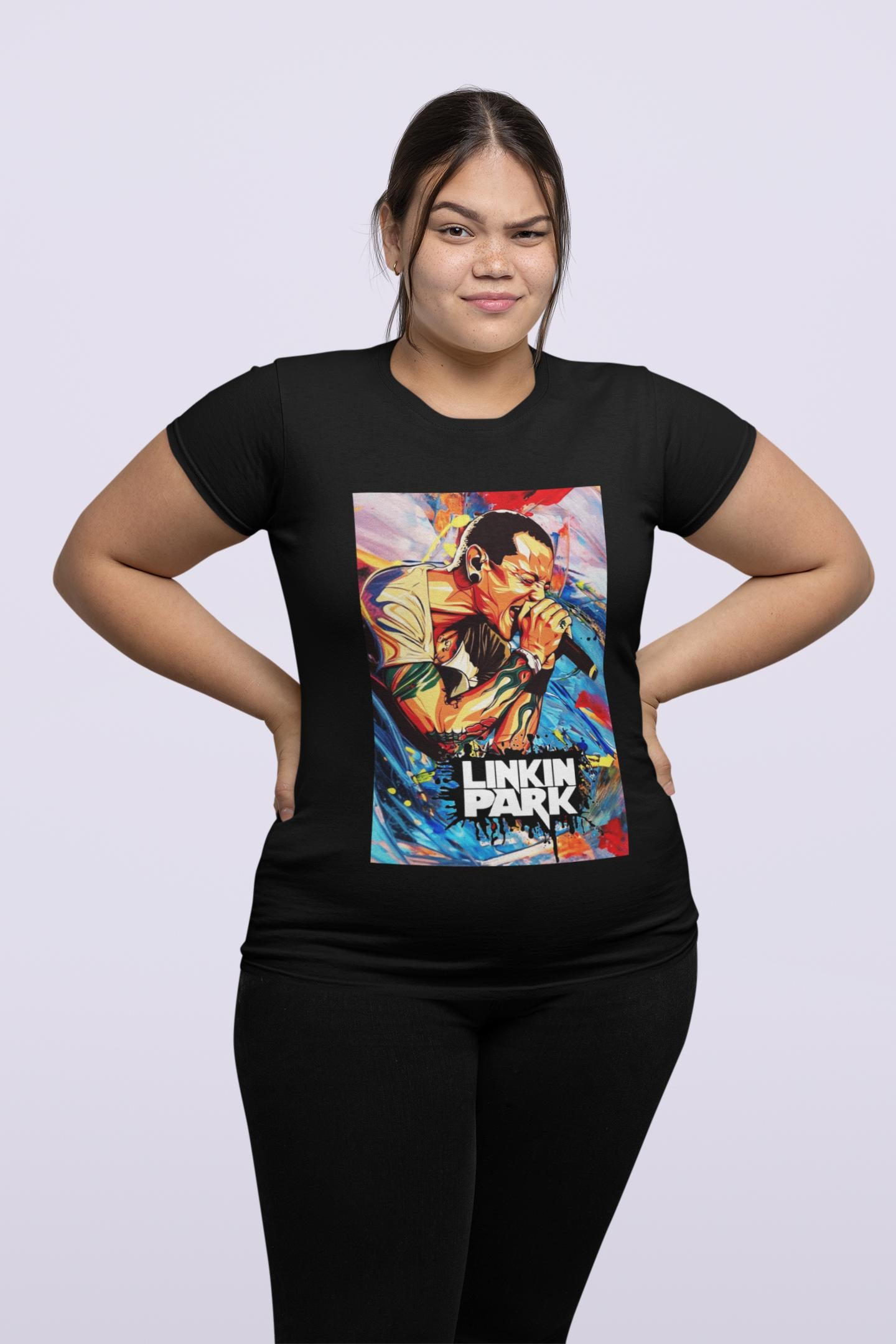 Chester Bennington Vibrant Colors