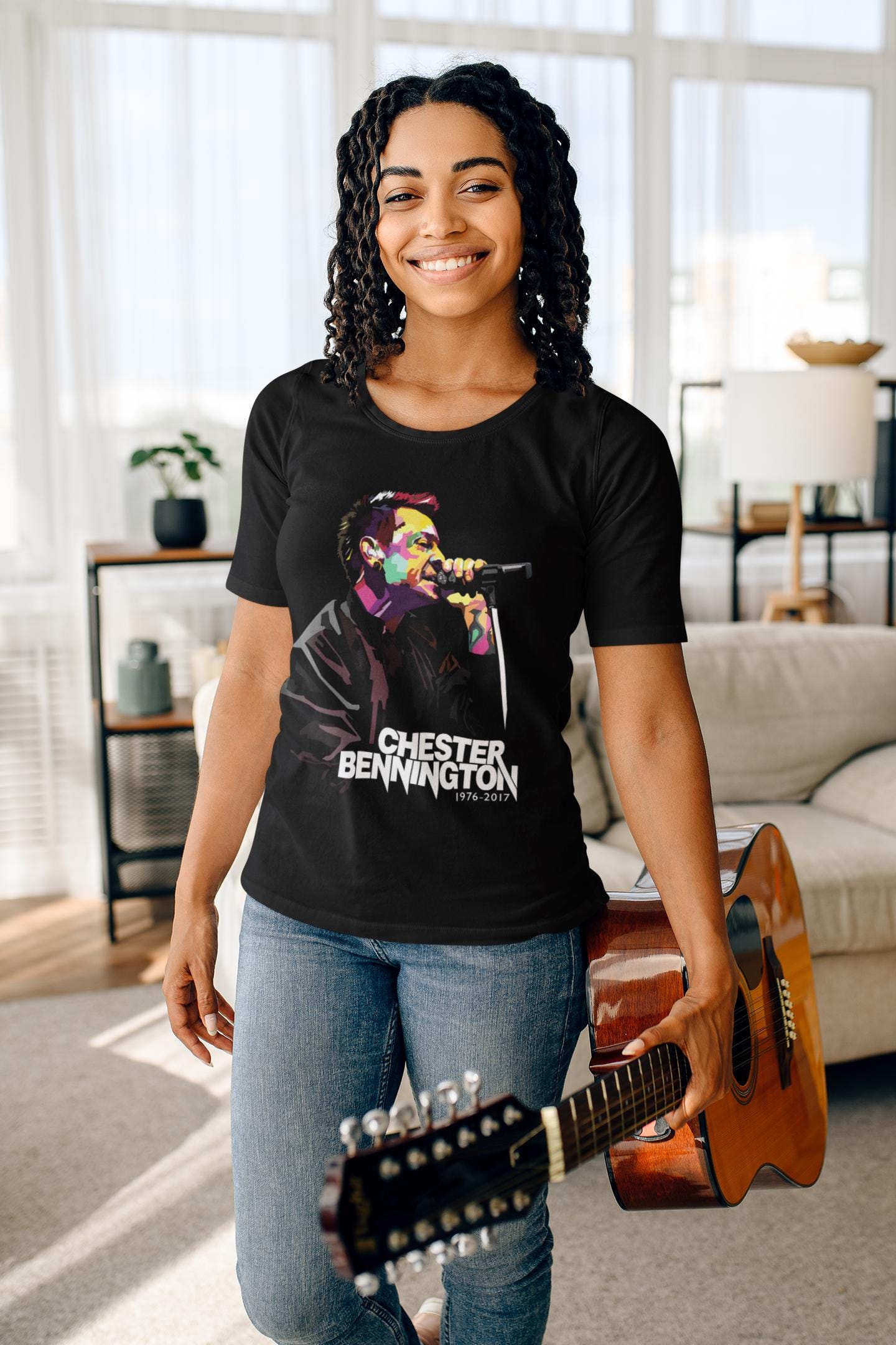 Chester Bennington Emotional Singing Graphic T-Shirt and Sweatshirt