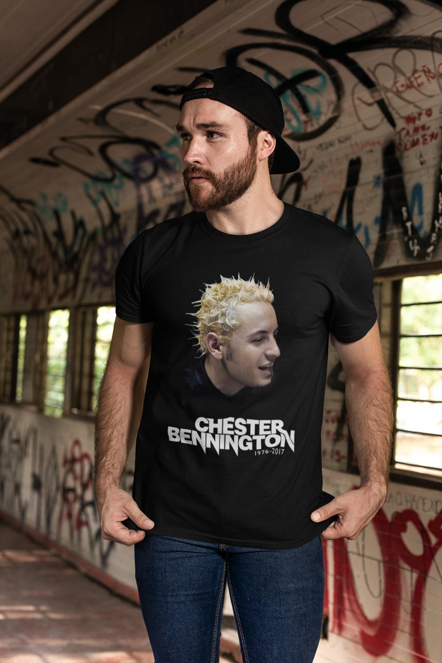 Chester Bennington Golden Hair