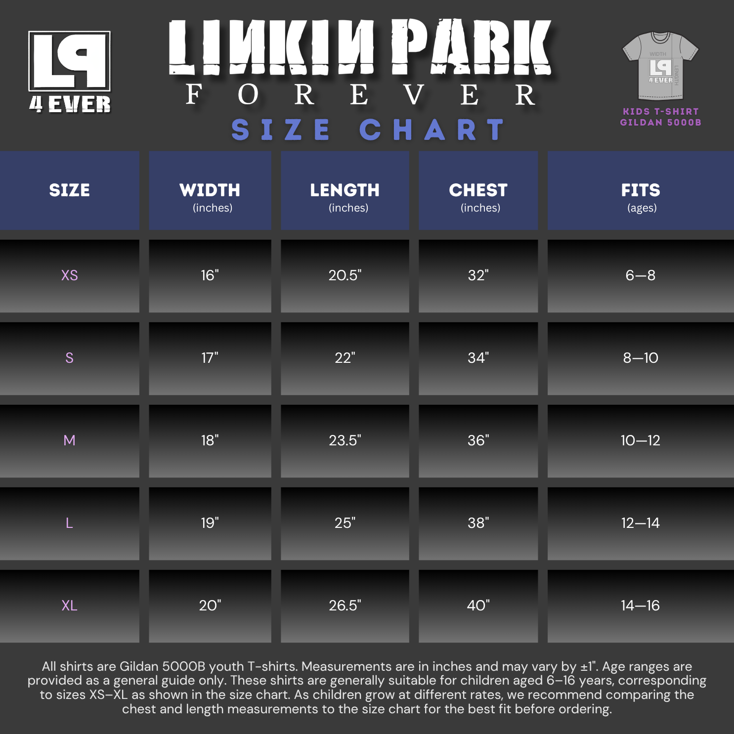 (Kids) From Zero Logo Linkin Park Tee