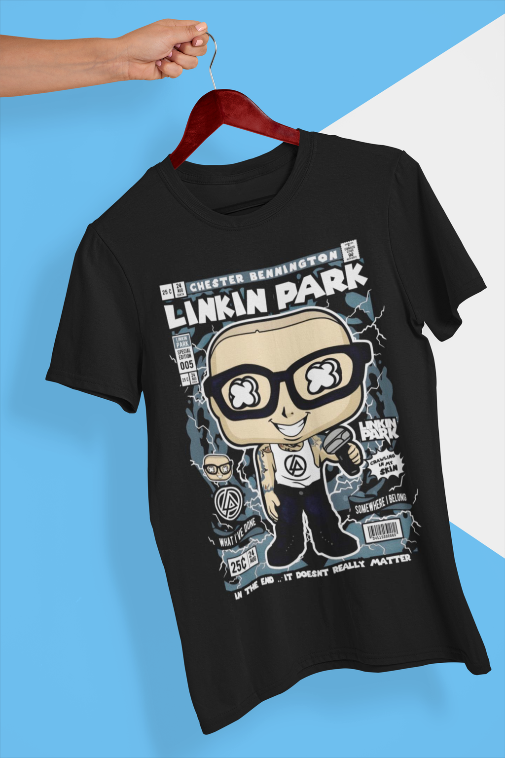 Chester Bennington style dessin animé