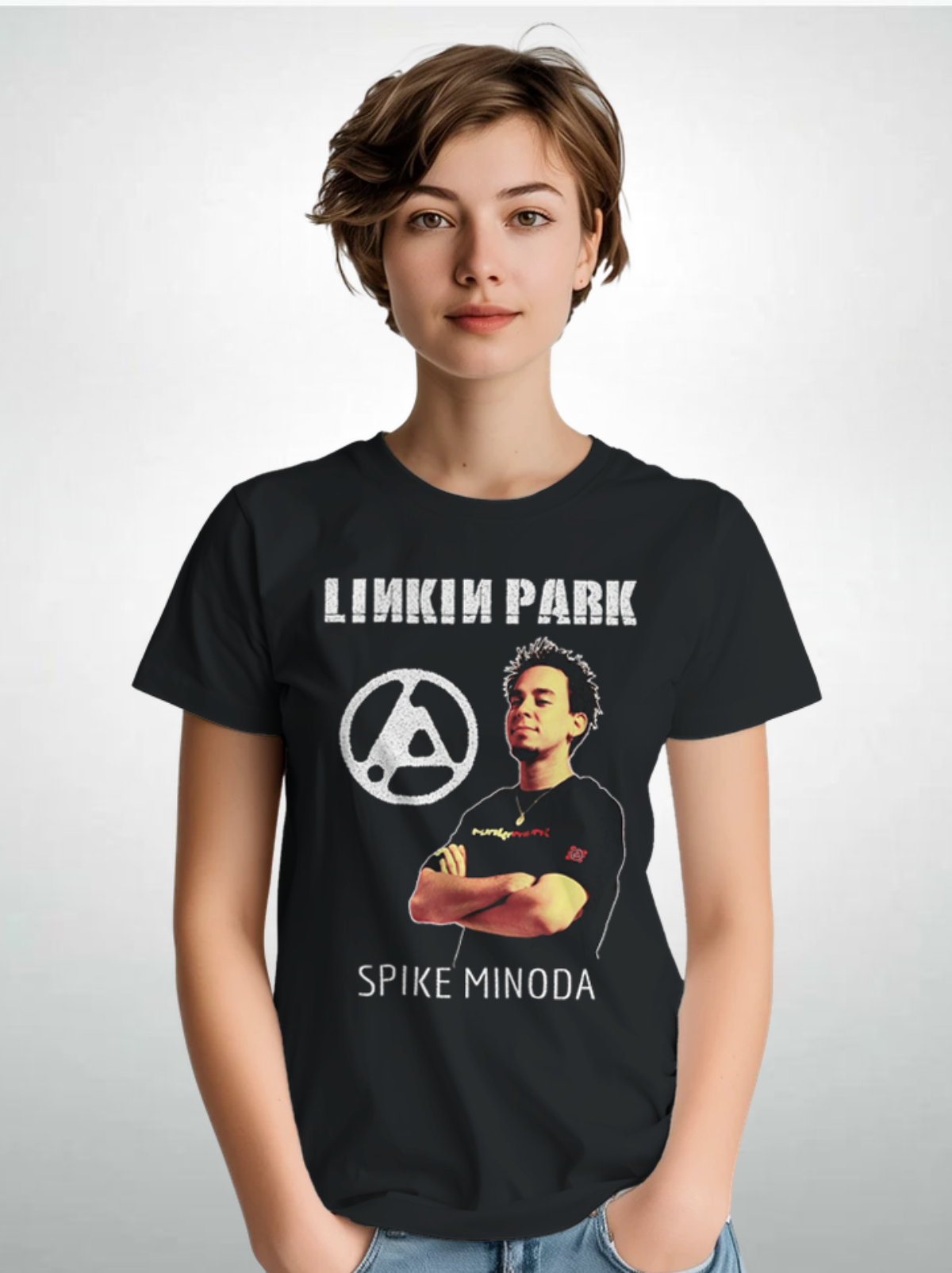 Spike Minoda Mike Shinoda + From Zero Logo T-shirt