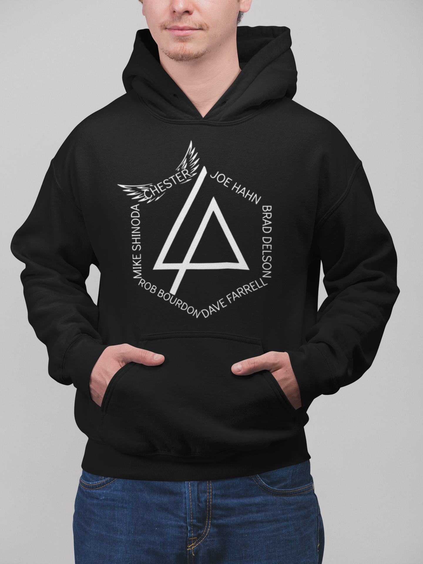 Chester Bennington Angel Logo Hoodie