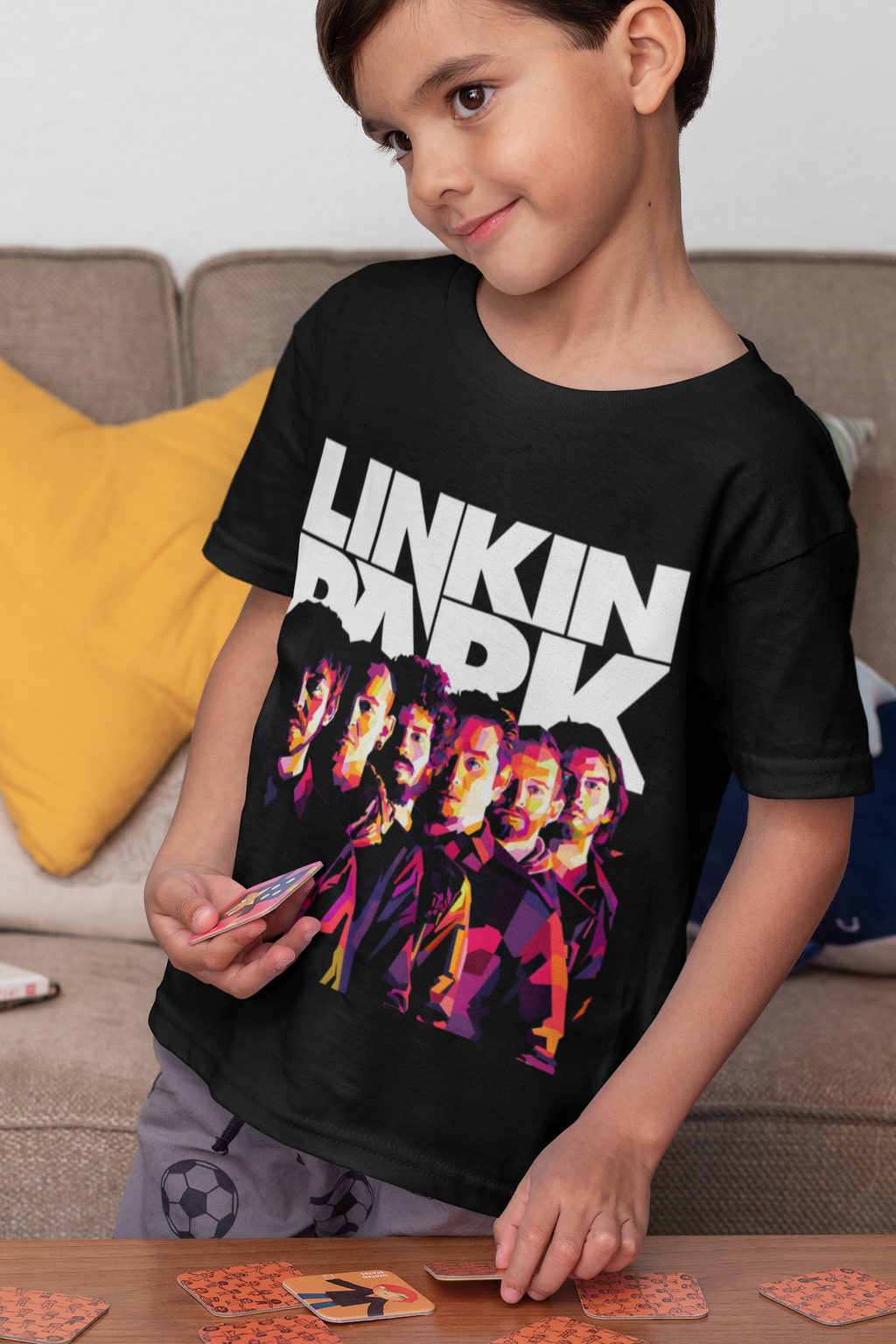 (Kids) Vintage 2007 LP Band Members T-shirt