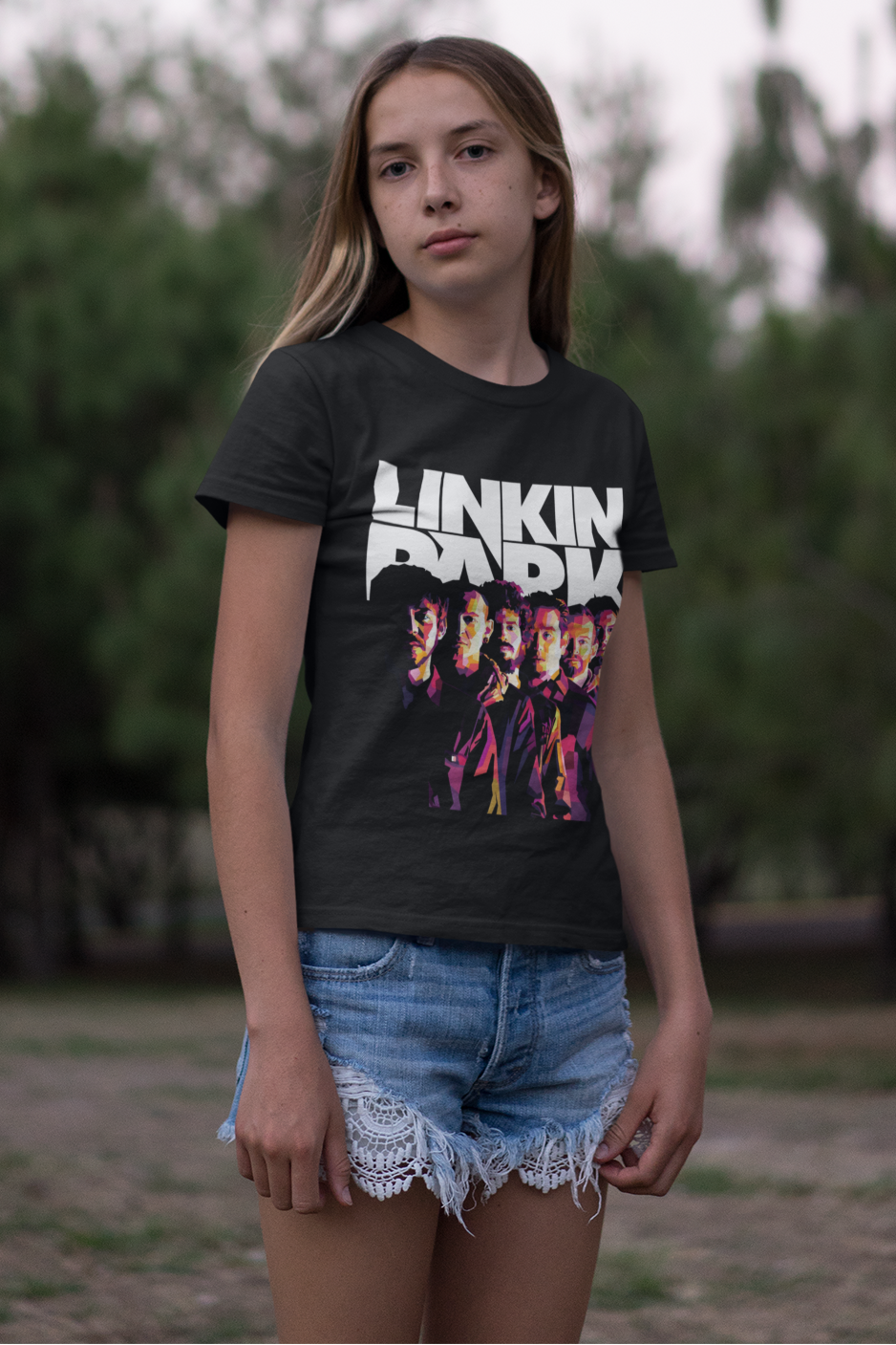 (Kids) Vintage 2007 LP Band Members T-shirt