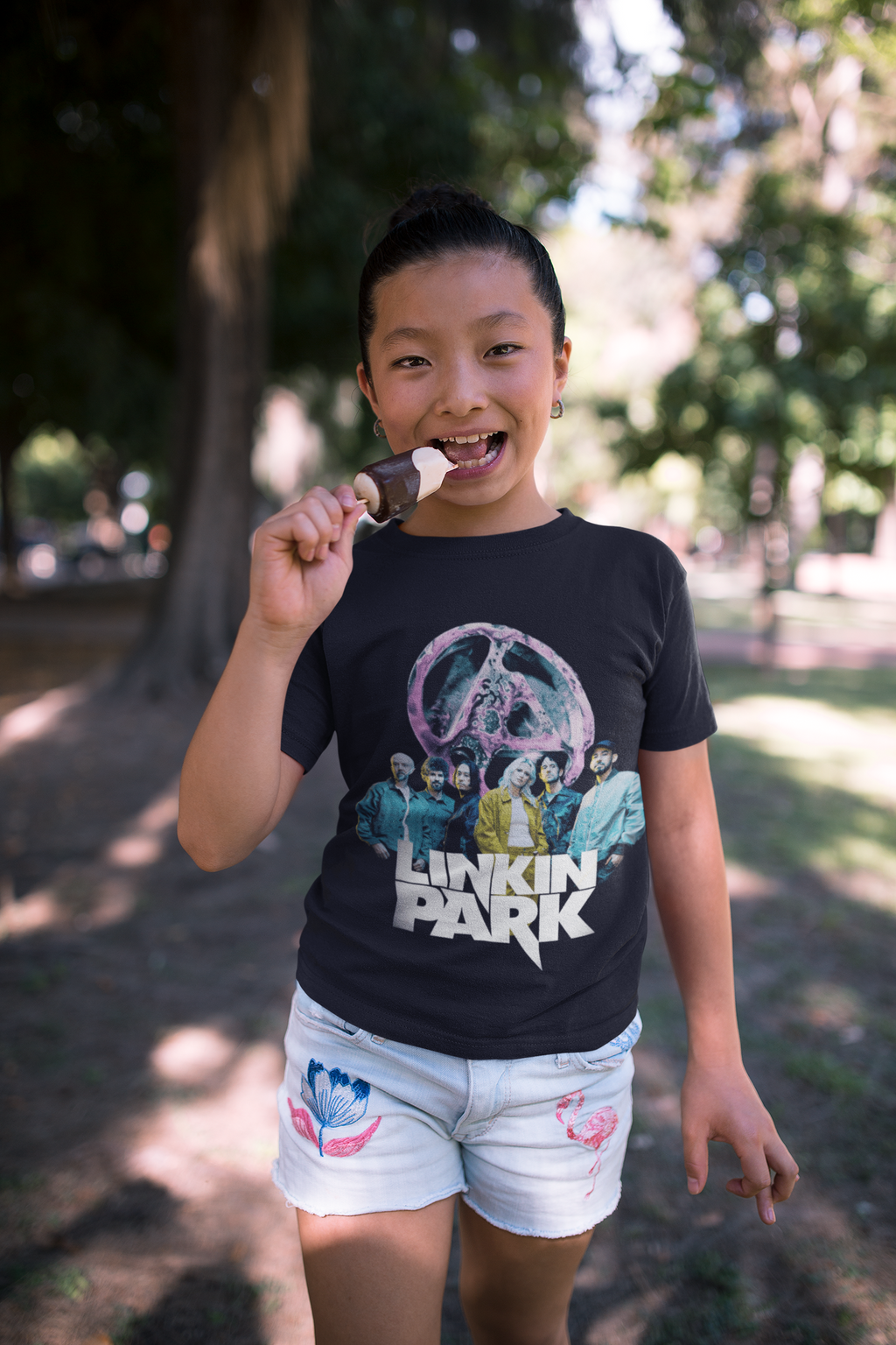 (Kids) FZ Logo Linkin Park Band Members Tee
